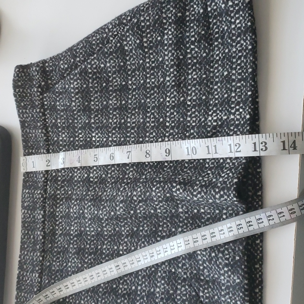 Theory Cashmere Angora virgin wool Plaid Skirt - Picture 9 of 9